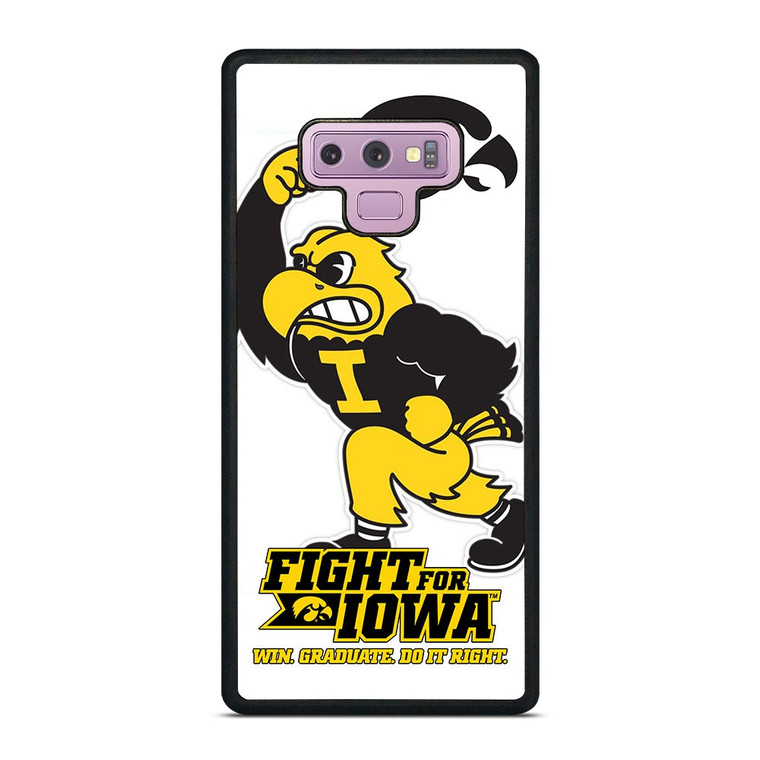 IOWA HAWKEYES MASCOT 2 Samsung Galaxy Note 9 Case Cover