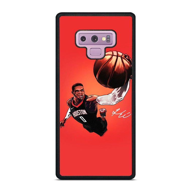 HOUSTON ROCKETS RUSSELL WESTBROOK Samsung Galaxy Note 9 Case Cover