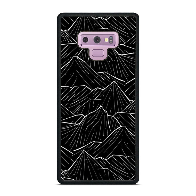 HAND DRAWING DARK MOUNTAIN Samsung Galaxy Note 9 Case Cover