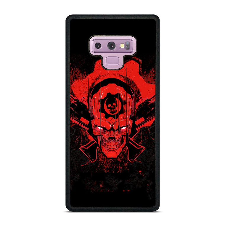 GEARS OF WAR  SKULL LOGO Samsung Galaxy Note 9 Case Cover GEARS OF WAR  SKULL LOGO Samsung Galaxy Note 9 Case Cover