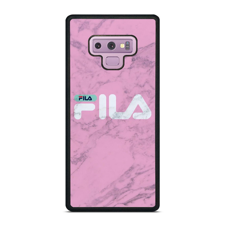 FILA SPORT PINK MARBLE LOGO Samsung Galaxy Note 9 Case Cover