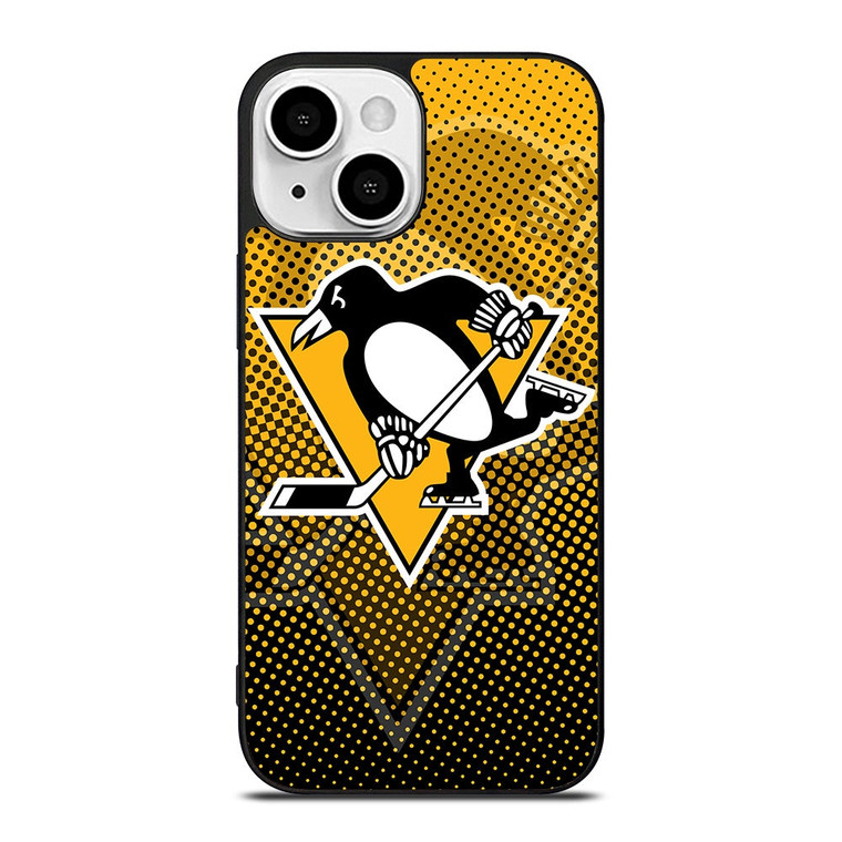 PITTSBURGH PENGUINS NHL HALFTONE iPhone 13 Mini Case Cover PITTSBURGH PENGUINS NHL HALFTONE iPhone 13 Mini Case Cover
