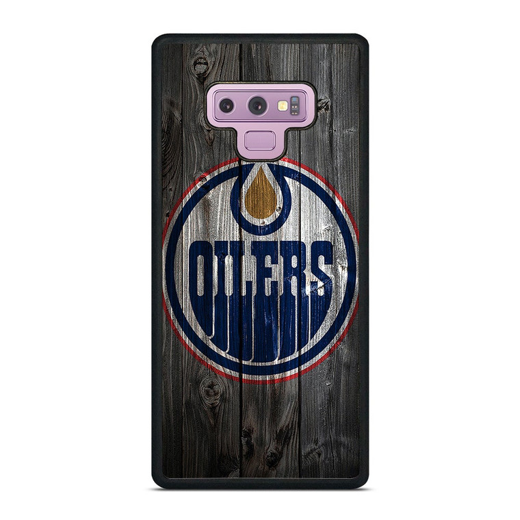 EDMONTON OILERS WOODEN LOGO Samsung Galaxy Note 9 Case Cover