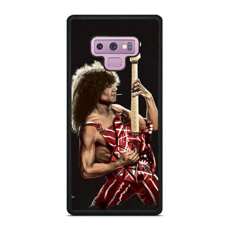 EDDIE VAN HALEN AND GUITAR Samsung Galaxy Note 9 Case Cover