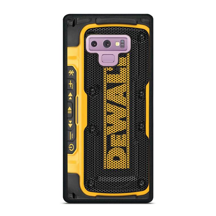 DEWALT SPEAKER JOBSITE Samsung Galaxy Note 9 Case Cover