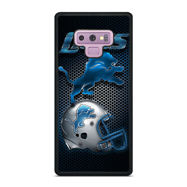 DETROIT LIONS LOGO HELMET Samsung Galaxy Note 9 Case Cover