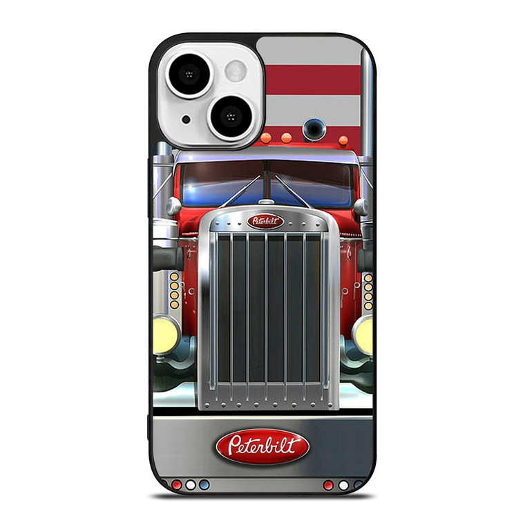 PETERBILT TRUCK AMERICAN FLAG iPhone 13 Mini Case Cover