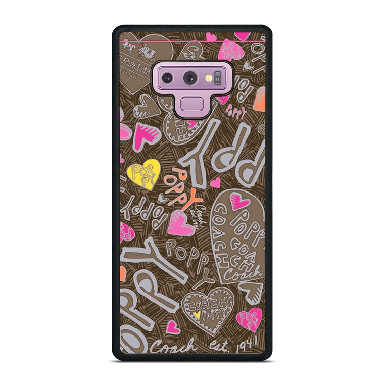 COACH NEW YORK NEW POOPY Samsung Galaxy Note 9 Case Cover