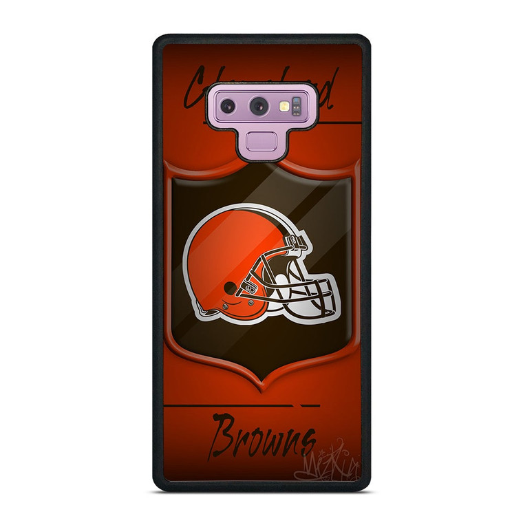CLEVELAND BROWNS HELMET LOGO Samsung Galaxy Note 9 Case Cover
