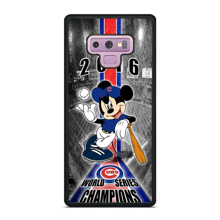 CHICAGO CUBS MICKEY MOUSE Samsung Galaxy Note 9 Case Cover