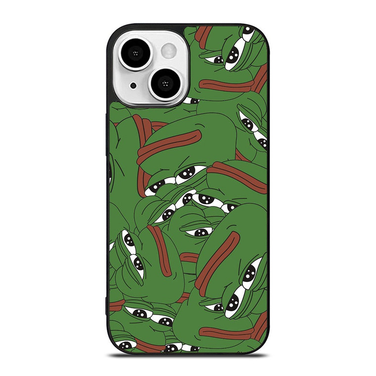 PEPE THE SMUG FROG COLLAGE iPhone 13 Mini Case Cover