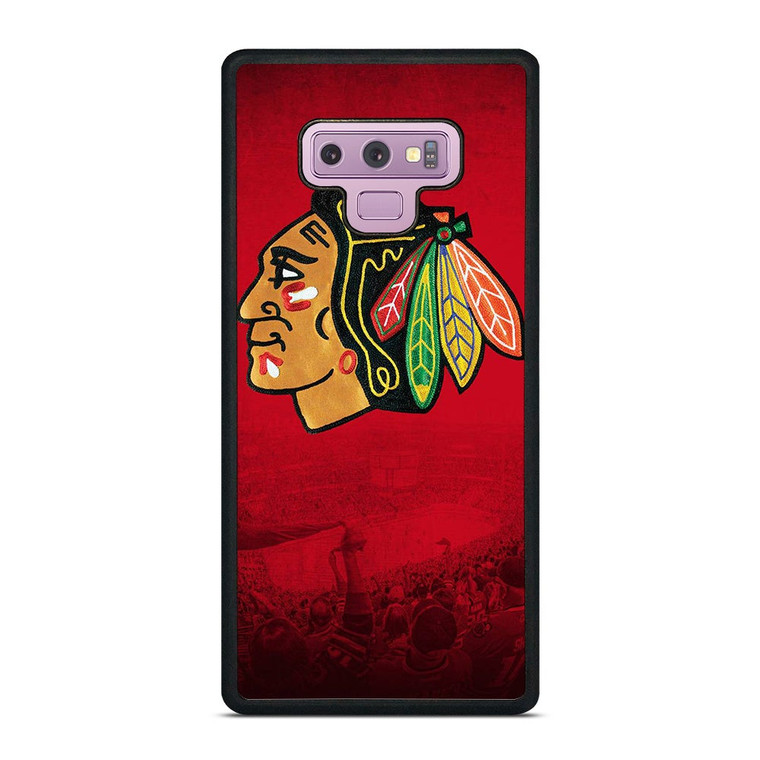 CHICAGO BLACKHAWKS NHL ICON Samsung Galaxy Note 9 Case Cover