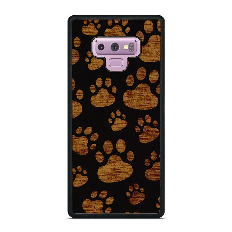 CAT FOOTPRINTS PATTERN Samsung Galaxy Note 9 Case Cover