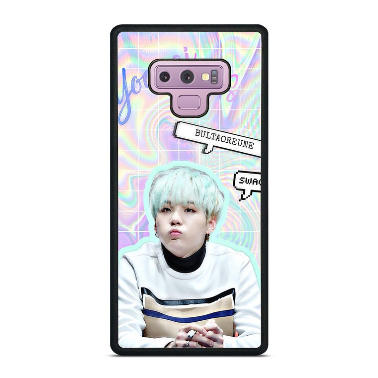 BTS SUGA CUTE Samsung Galaxy Note 9 Case Cover