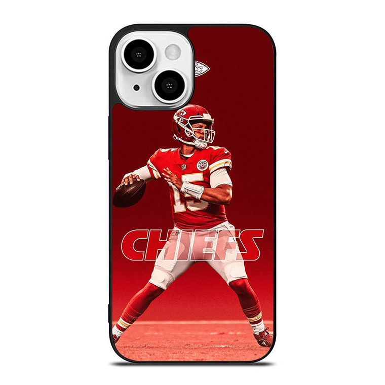 PATRICK MAHOMES KANSAS CITY CHIEFS 15 iPhone 13 Mini Case Cover