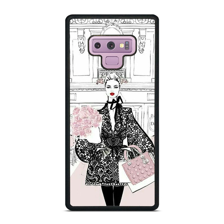 BEAUTY FASHION MEGAN HESS Samsung Galaxy Note 9 Case Cover