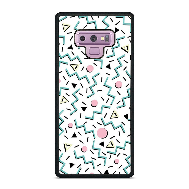 BACK TO 80S PATTERN Samsung Galaxy Note 9 Case Cover