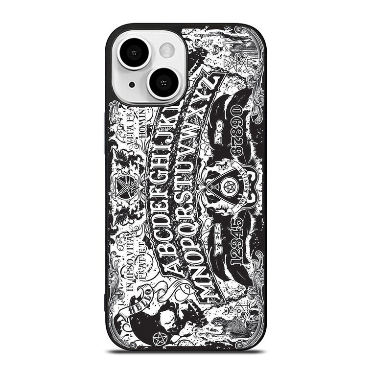 OUIJA BOARD BLACK AND WHITE iPhone 13 Mini Case Cover