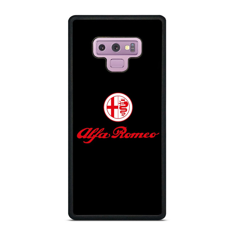 ALFA ROMEO RED SYMBOL Samsung Galaxy Note 9 Case Cover ALFA ROMEO RED SYMBOL Samsung Galaxy Note 9 Case Cover