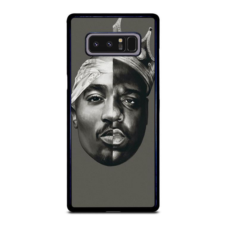 TUPAC AND NOTORIOUS BIG ART Samsung Galaxy Note 8 Case Cover