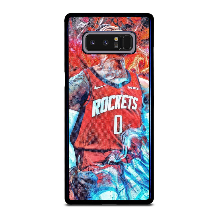 RUSSELL WESTBROOK HOUSTON ROCKETS Samsung Galaxy Note 8 Case Cover