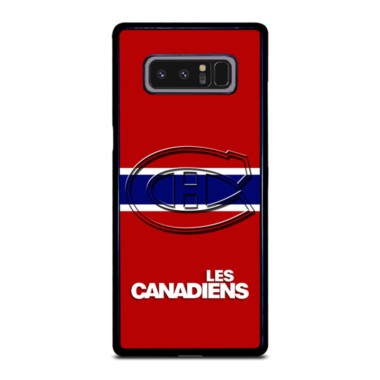 MONTREAL LES CANADIENS STRIPED LOGO Samsung Galaxy Note 8 Case Cover