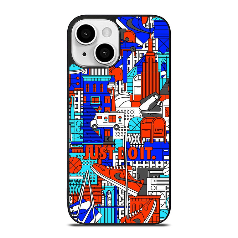 NIKE JUST DO IT ART COLLAGE iPhone 13 Mini Case Cover