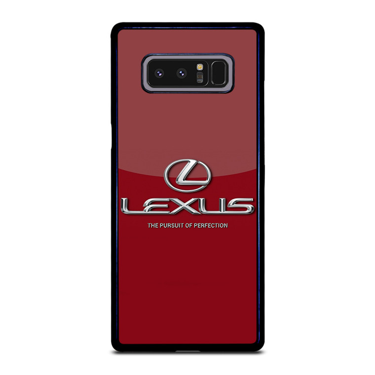 LEXUS THE PURSUIT OF PERFECTION EMBLEM Samsung Galaxy Note 8 Case Cover