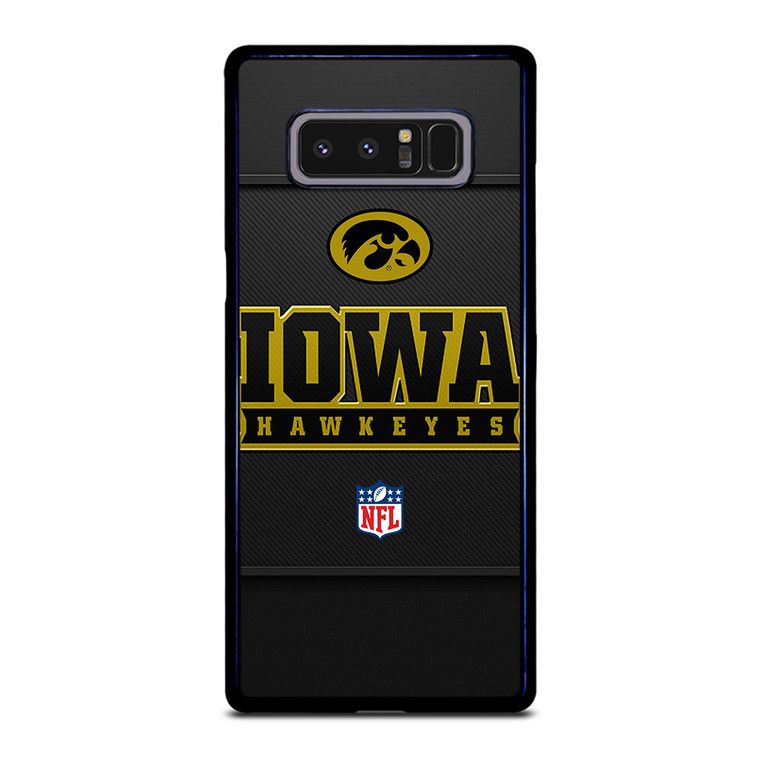 IOWA HAWKEYES CARBON LOGO Samsung Galaxy Note 8 Case Cover