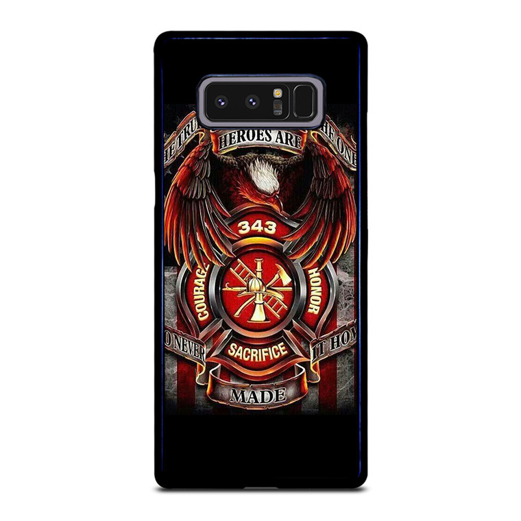 FIREFIGHTER FIREMAN HEROES Samsung Galaxy Note 8 Case Cover