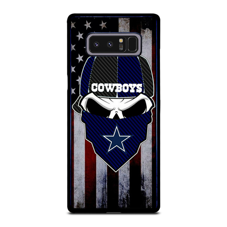 DALLAS COWBOYS SKULL USA FLAG Samsung Galaxy Note 8 Case Cover DALLAS COWBOYS SKULL USA FLAG Samsung Galaxy Note 8 Case Cover