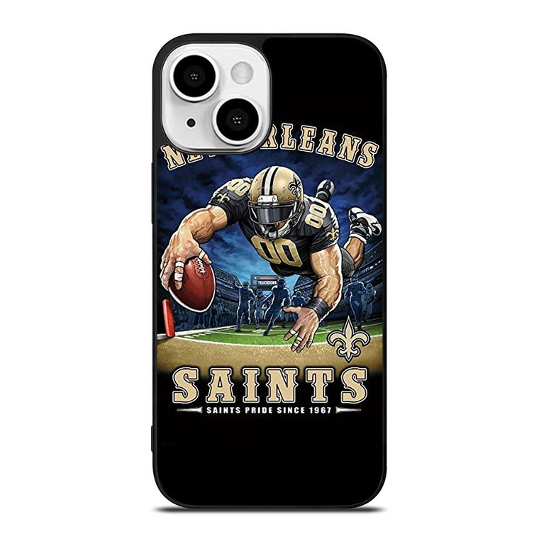 NEW ORLEANS SAINTS NFL ART iPhone 13 Mini Case Cover