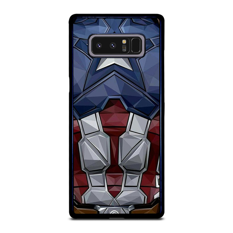 CAPTAIN AMERICA SUIT ARMOR AVENGERS Samsung Galaxy Note 8 Case Cover