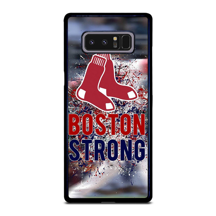 BOSTON RED SOX  STRONG ART Samsung Galaxy Note 8 Case Cover