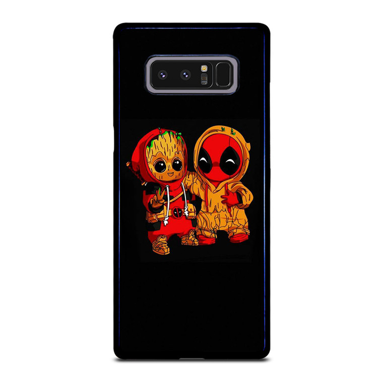 BABY DEADPOOL AND GROOOT Samsung Galaxy Note 8 Case Cover
