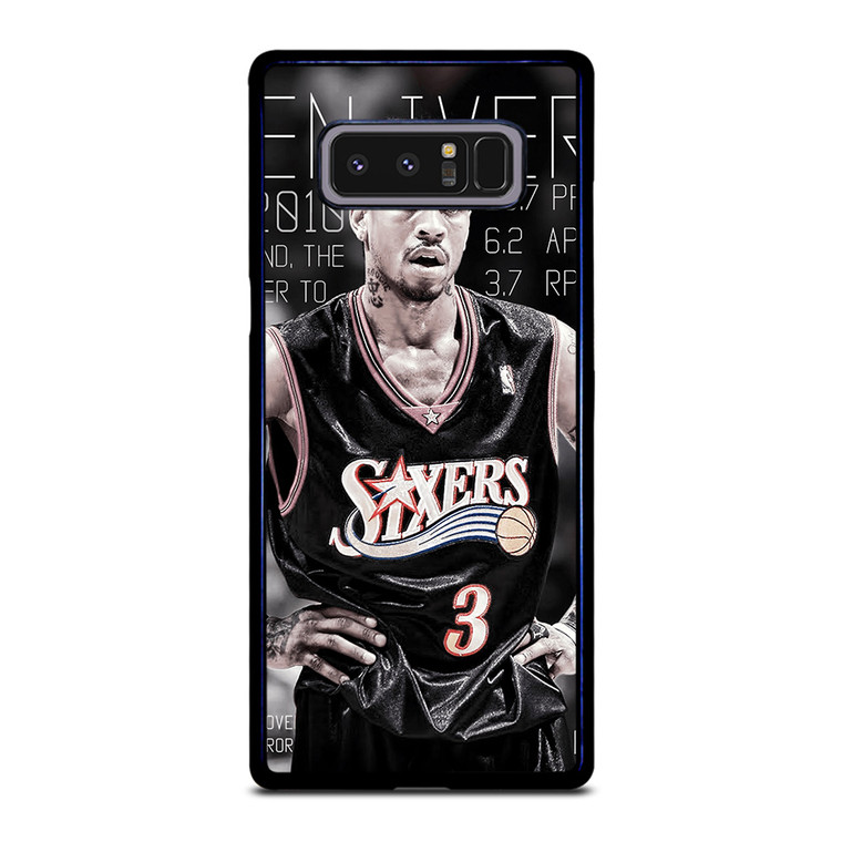 ALLEN IVERSON SIXERS Samsung Galaxy Note 8 Case Cover ALLEN IVERSON SIXERS Samsung Galaxy Note 8 Case Cover