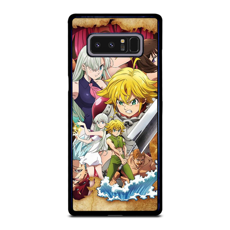 7 SEVEN DEADLY SINS ANIME CHARACTER Samsung Galaxy Note 8 Case Cover