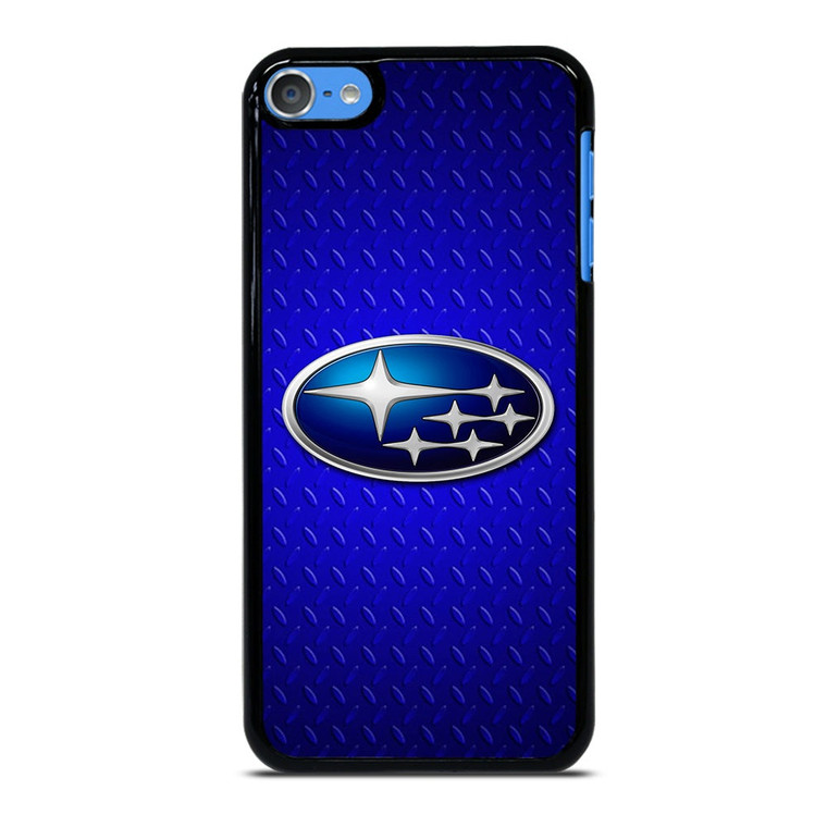 SUBARU BLUE METAL LOGO iPod Touch 7 Case