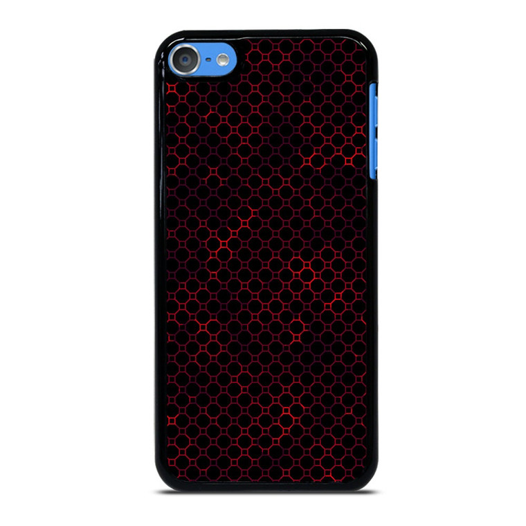 STYLISH HEXAGONAL RED PATTERN iPod Touch 7 Case