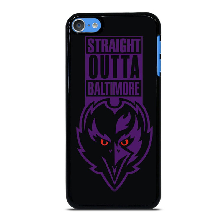 STRAIGHT OUTTA BALTIMORE BALTIMORE RAVENS iPod Touch 7 Case