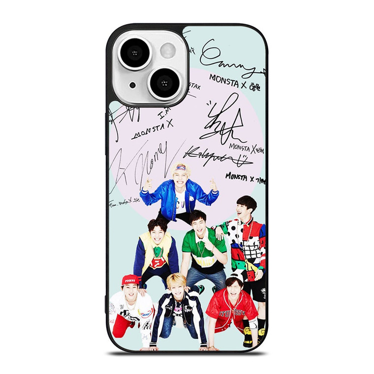 MONSTA X K POP SIGNATURE iPhone 13 Mini Case Cover