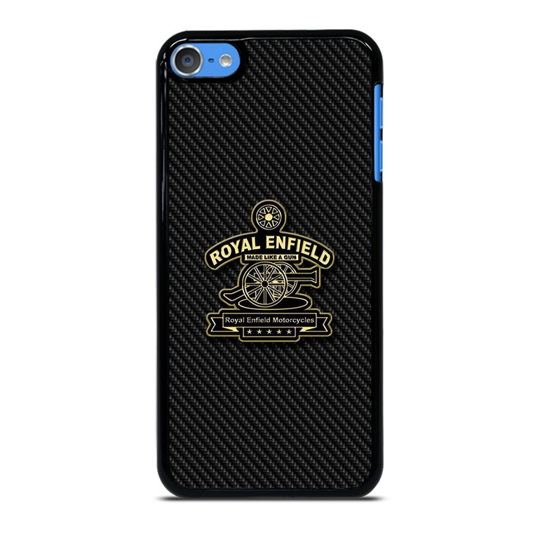 ROYAL ENFIELD VINTAGE LOGO CARBON iPod Touch 7 Case