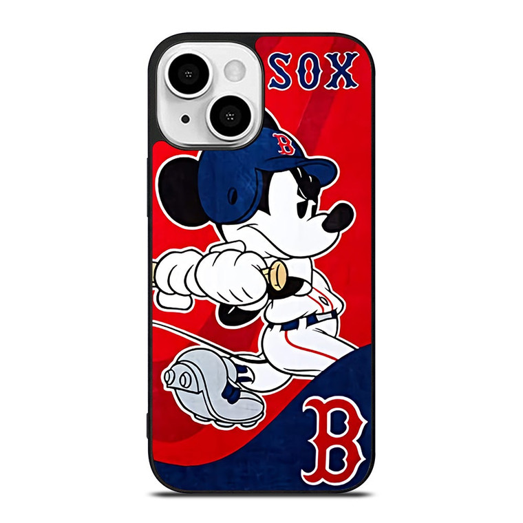 MICKEY MOUSE BOSTON RED SOX iPhone 13 Mini Case Cover