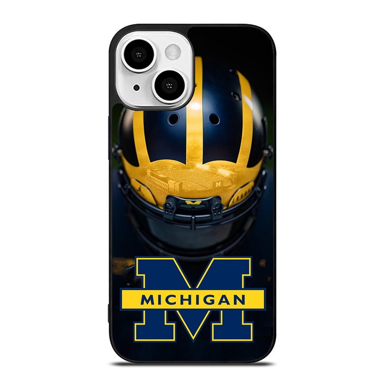 MICHIGAN WOLVERINES HELMET iPhone 13 Mini Case Cover