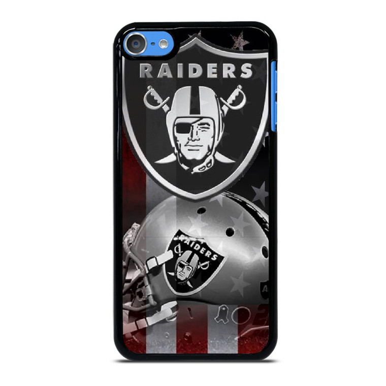LAS VEGAS RAIDERS HELMET USA FLAG iPod Touch 7 Case