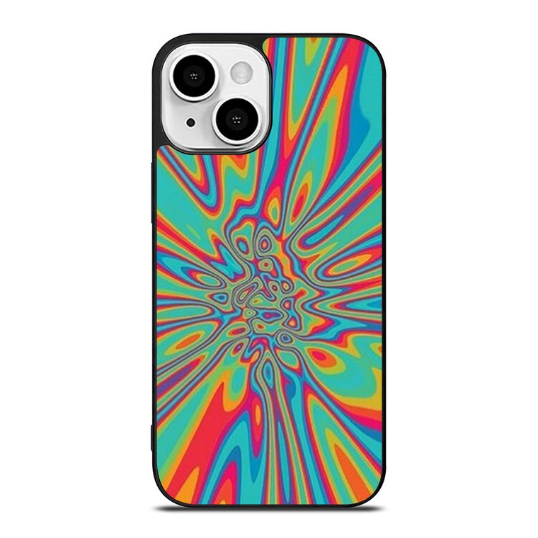 MELTED COLORFUL CHROME iPhone 13 Mini Case Cover