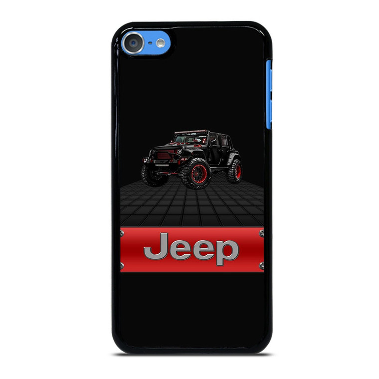 JEEP WRANGLER BLACK LOGO iPod Touch 7 Case