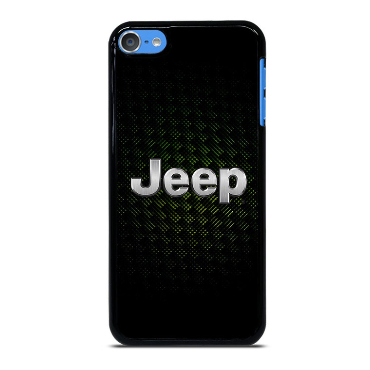 JEEP GREEN CARBON LOGO iPod Touch 7 Case