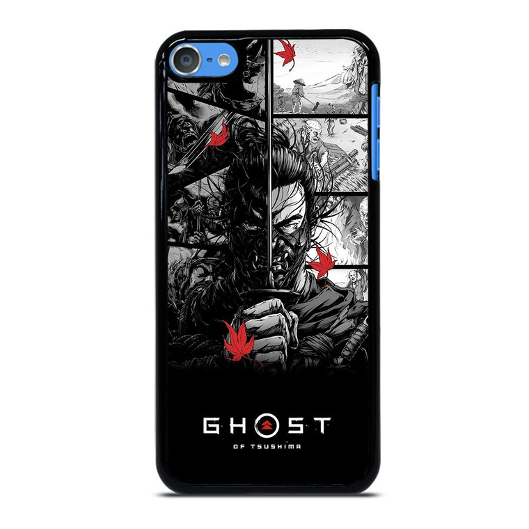 GHOST OF TSUSHIMA LOGO BLACK WHITE iPod Touch 7 Case
