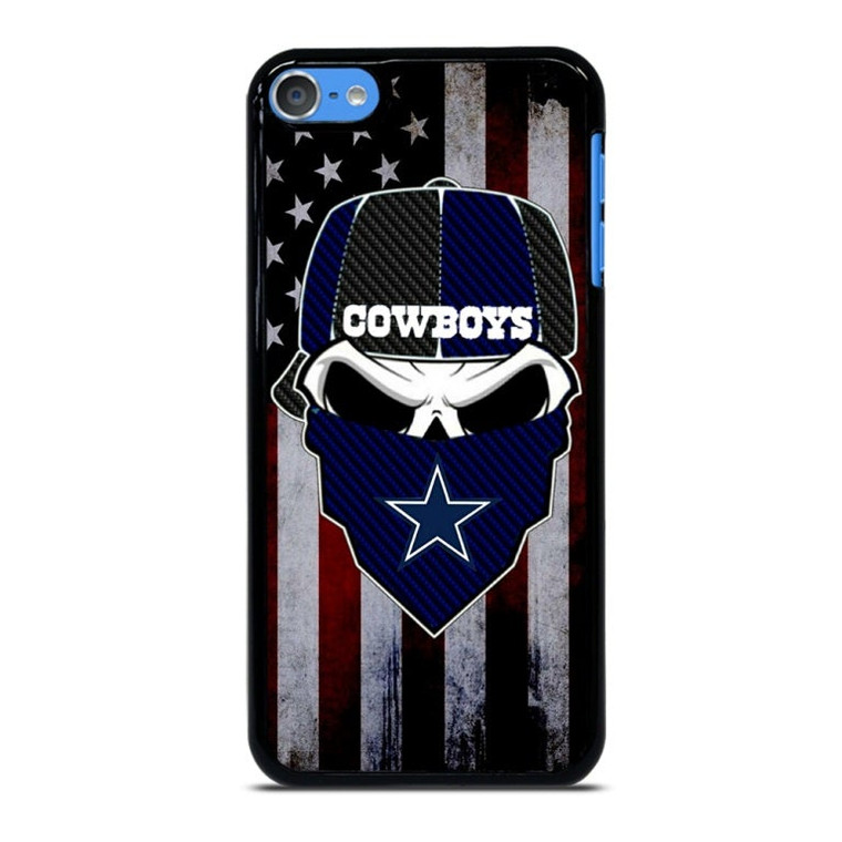 DALLAS COWBOYS SKULL USA FLAG iPod Touch 7 Case